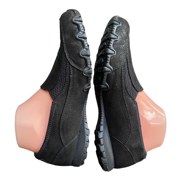 Skechers Bikers  Size US 8.5 Memory Foam Black sheen Loafer Flats SN49473 - Picture 9 of 11